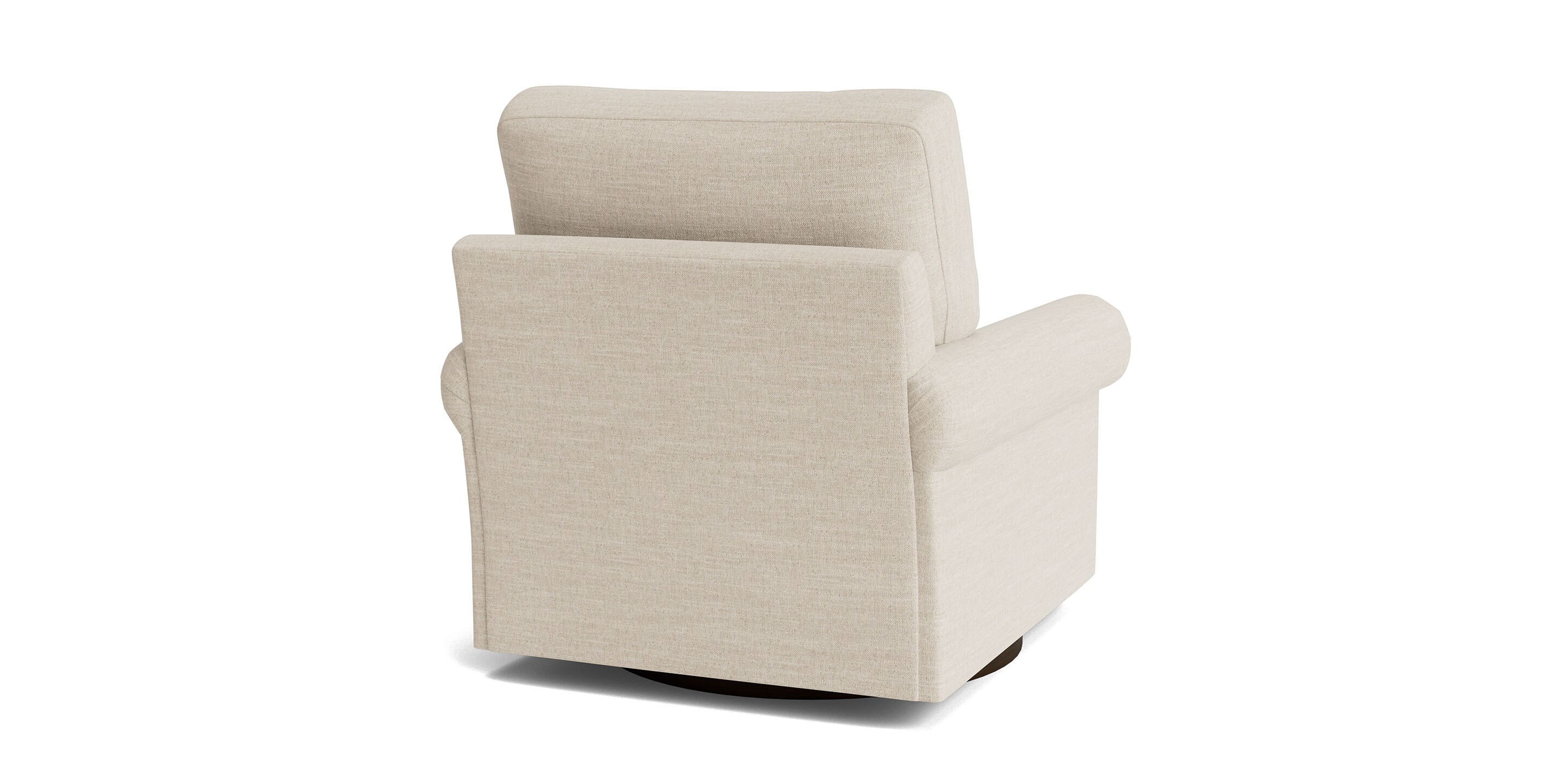 True Custom Panel Arm Swivel Chair