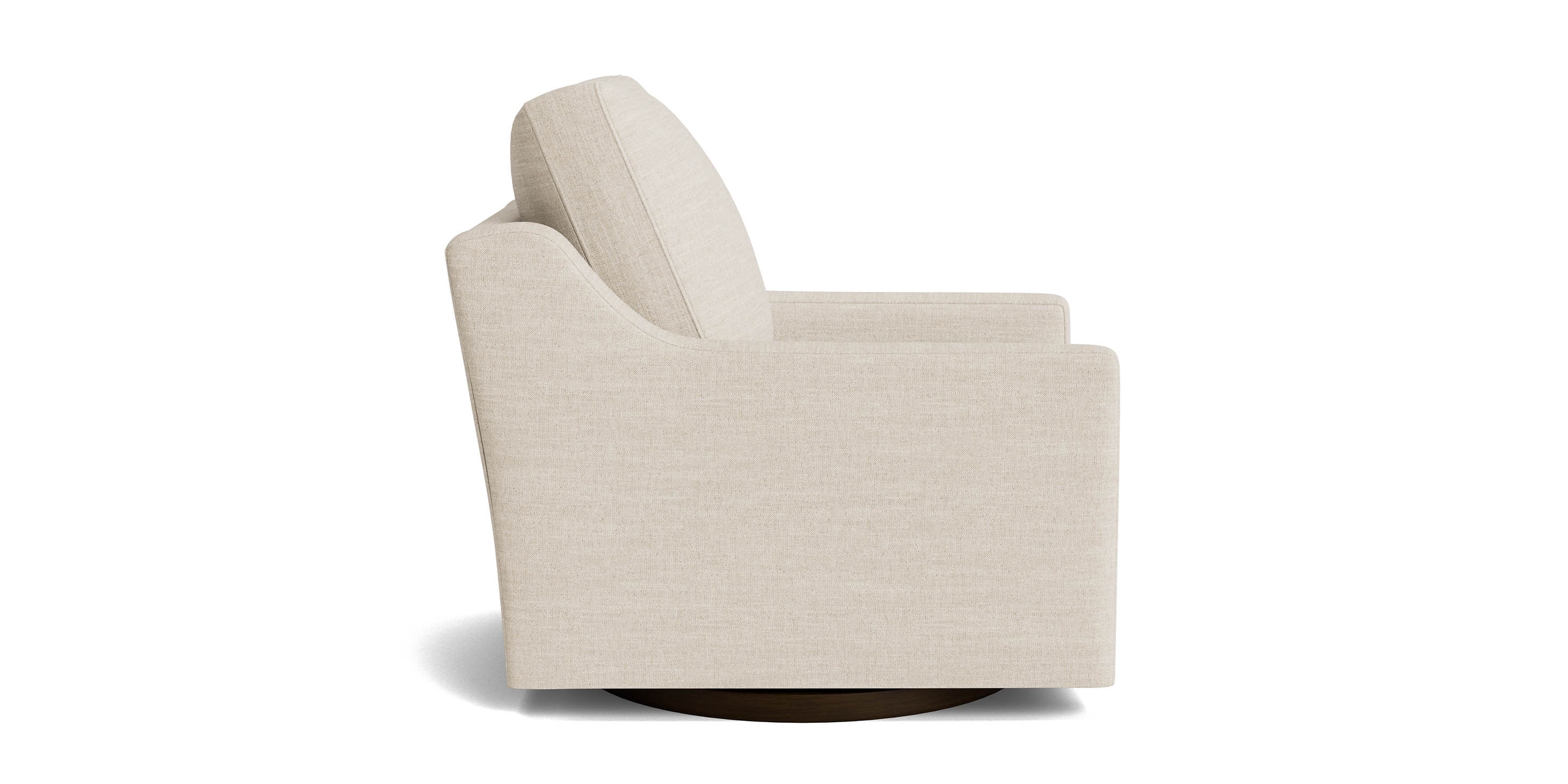 True Custom Slope Arm Swivel Chair - Thumbnail 3