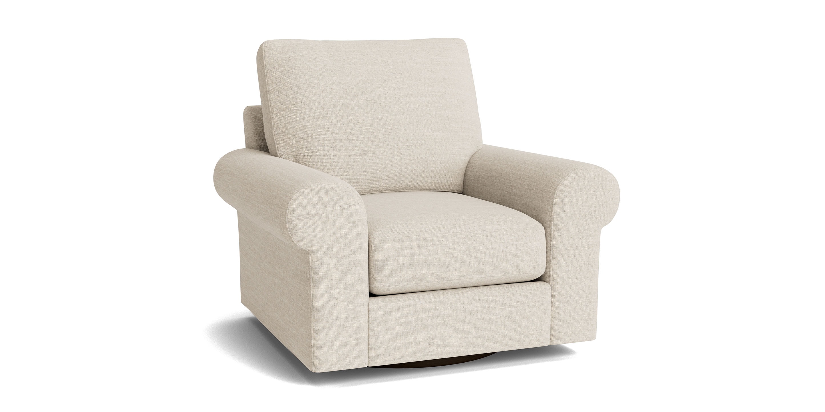 True Custom Large Panel Arm Swivel Chair - Thumbnail 2