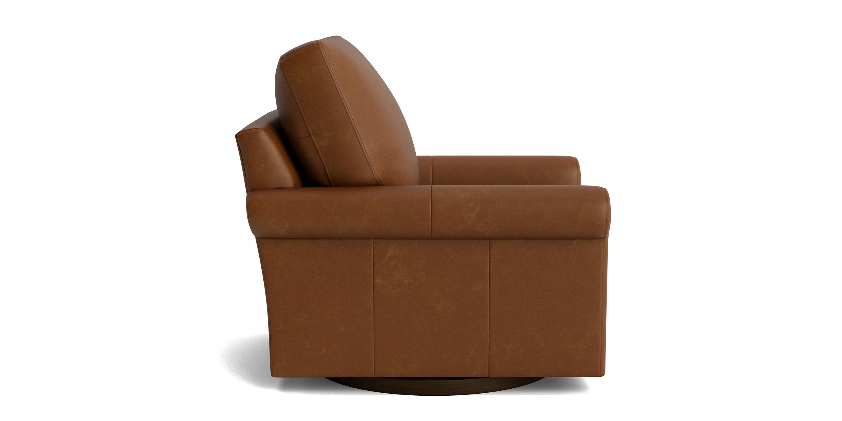 True Custom Roll Arm Swivel Chair - Thumbnail 5