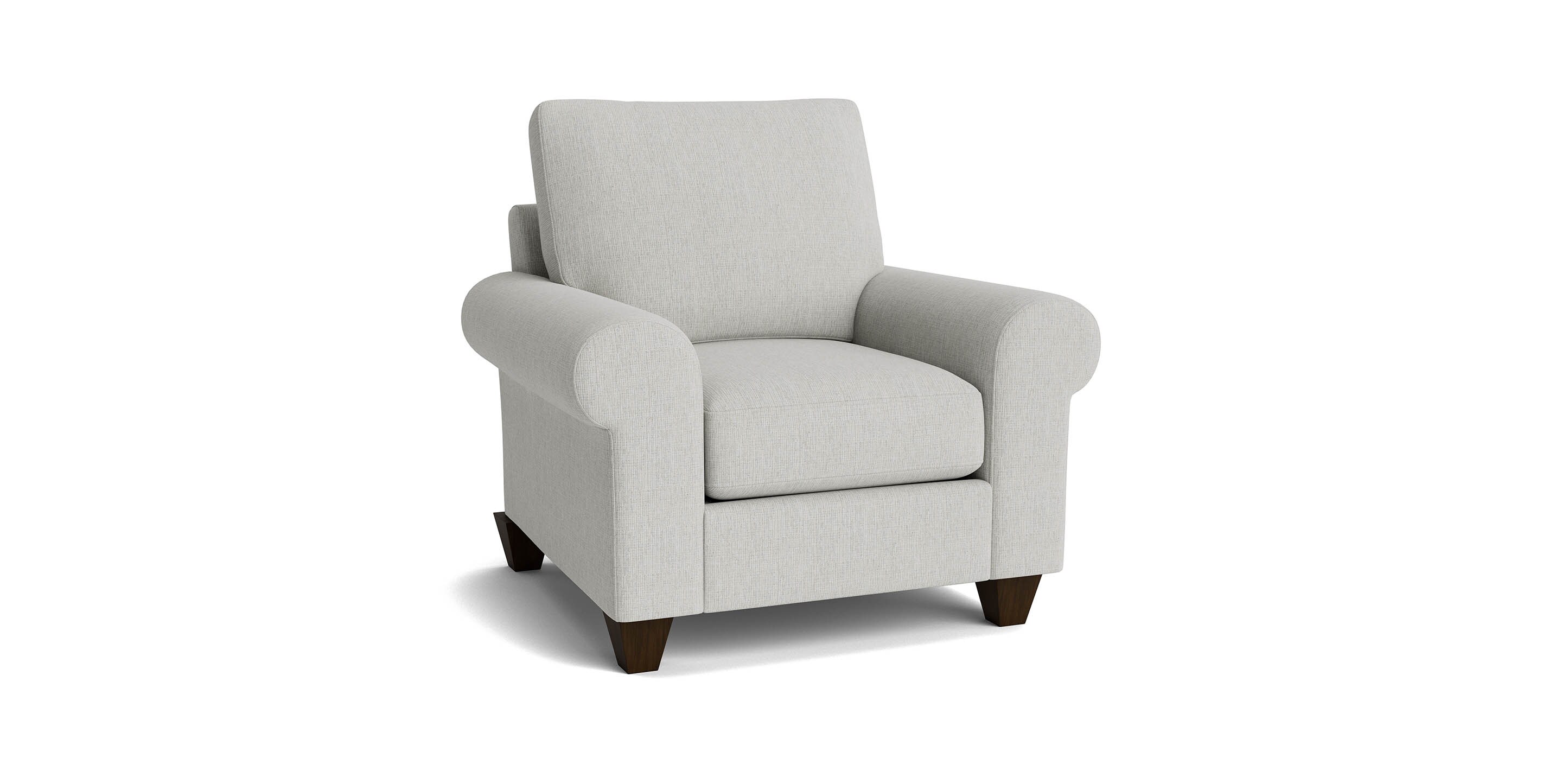 True Custom Roll Arm Accent Chair - Thumbnail 4