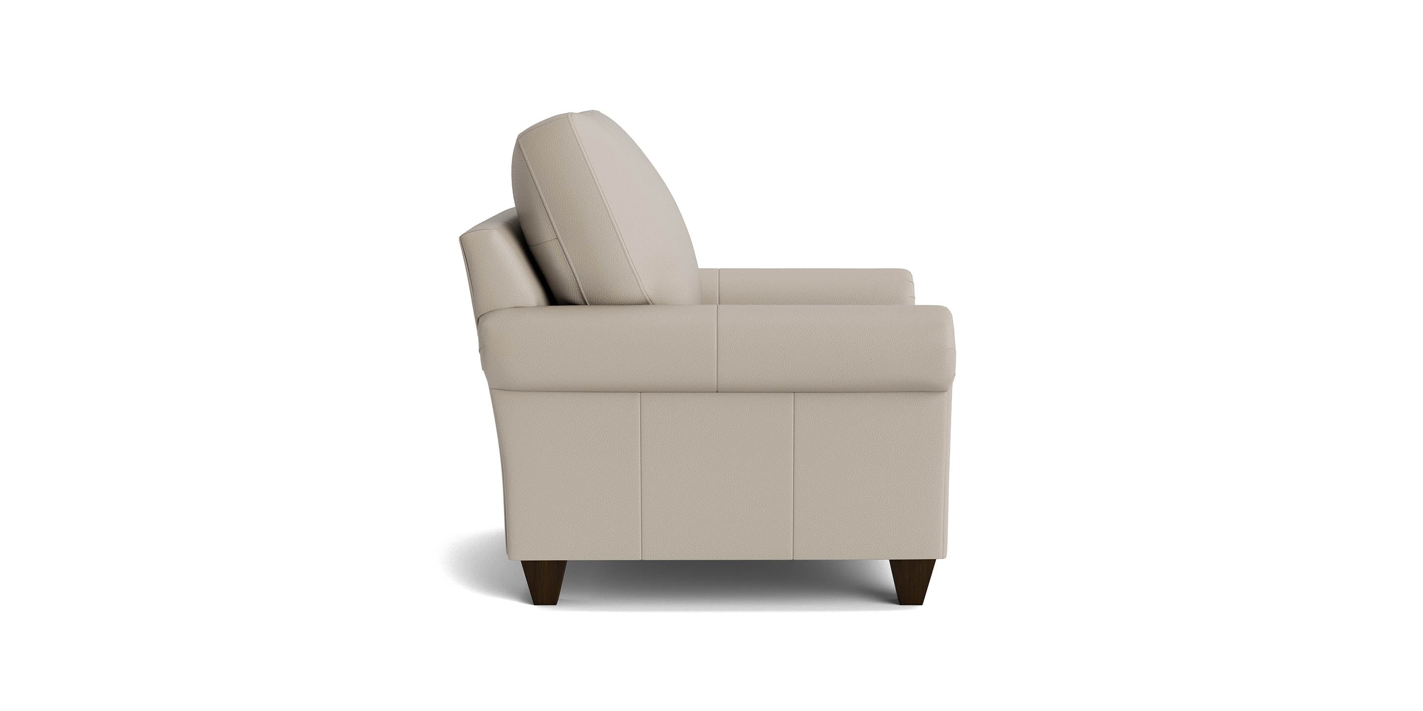 Bassett Mirror Leather Accent Chair - Thumbnail 5