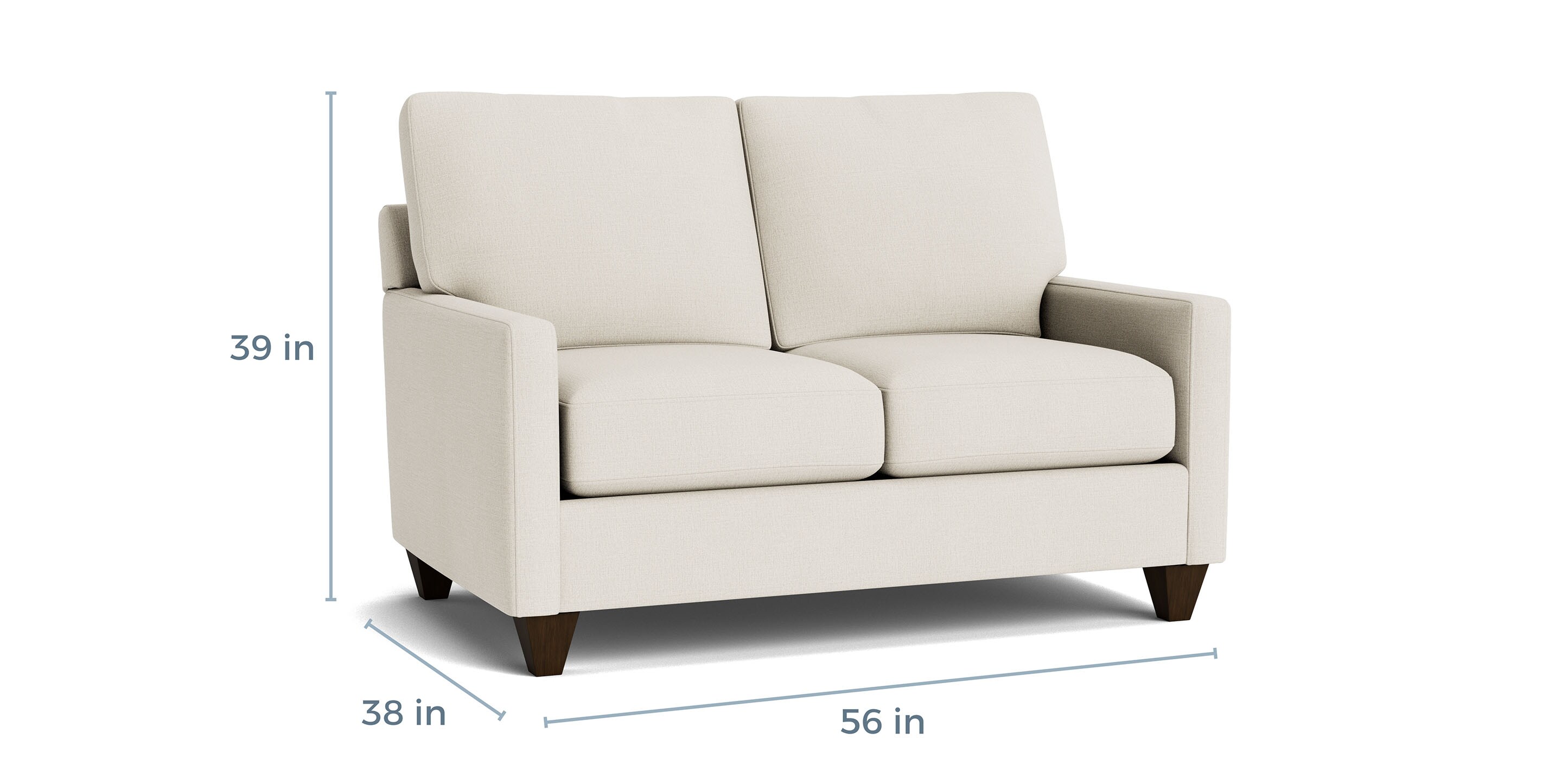 Bassett Furniture True Custom Loveseat - Thumbnail 2