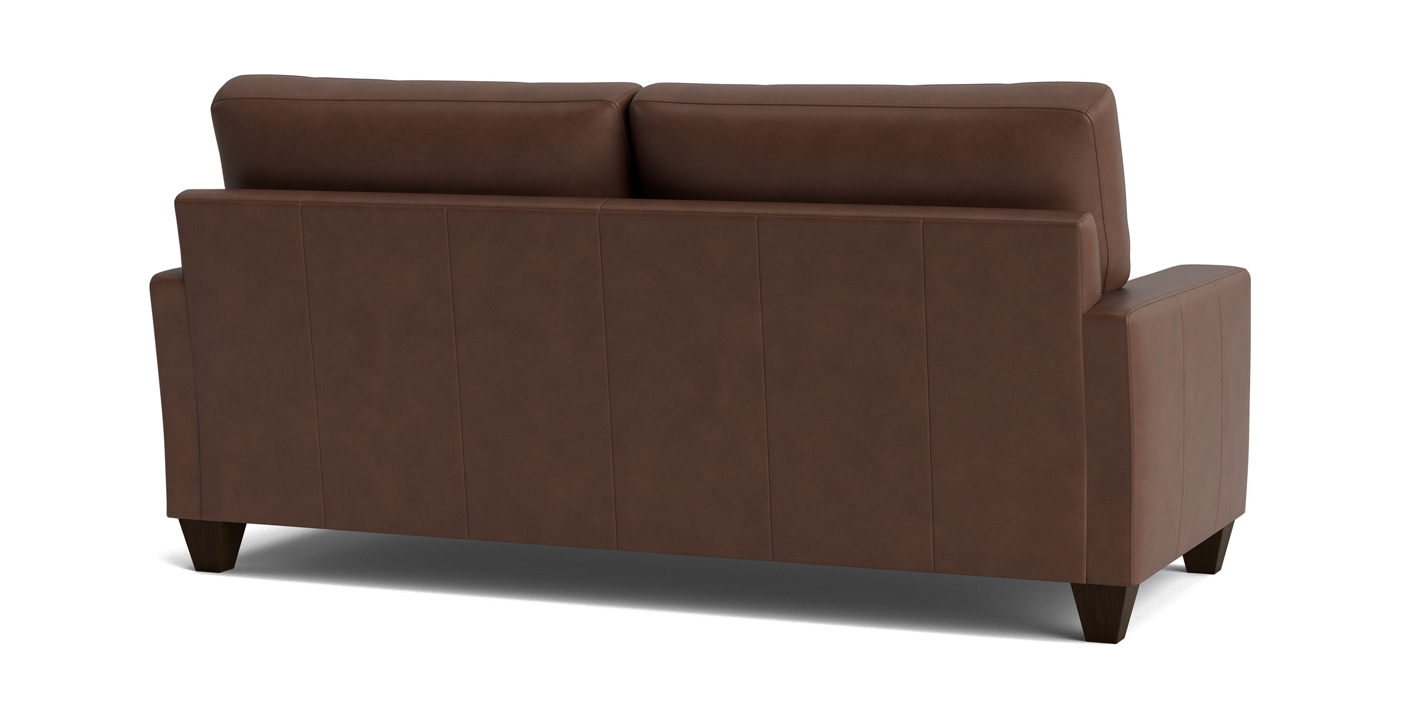 Bassett Mirror True Custom Leather Track Arm Studio Sofa