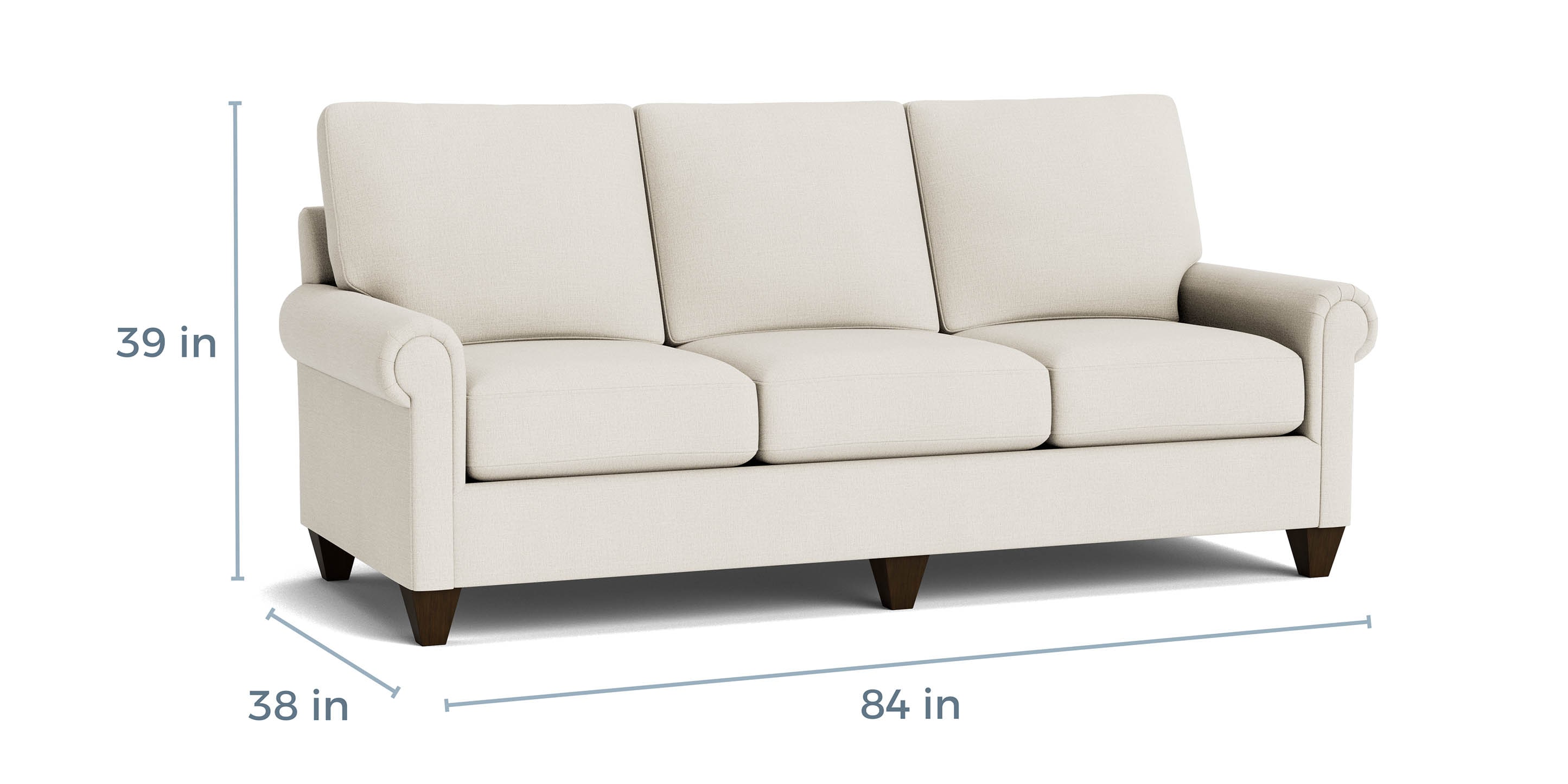 True Custom Panel Arm Sofa - Thumbnail 5