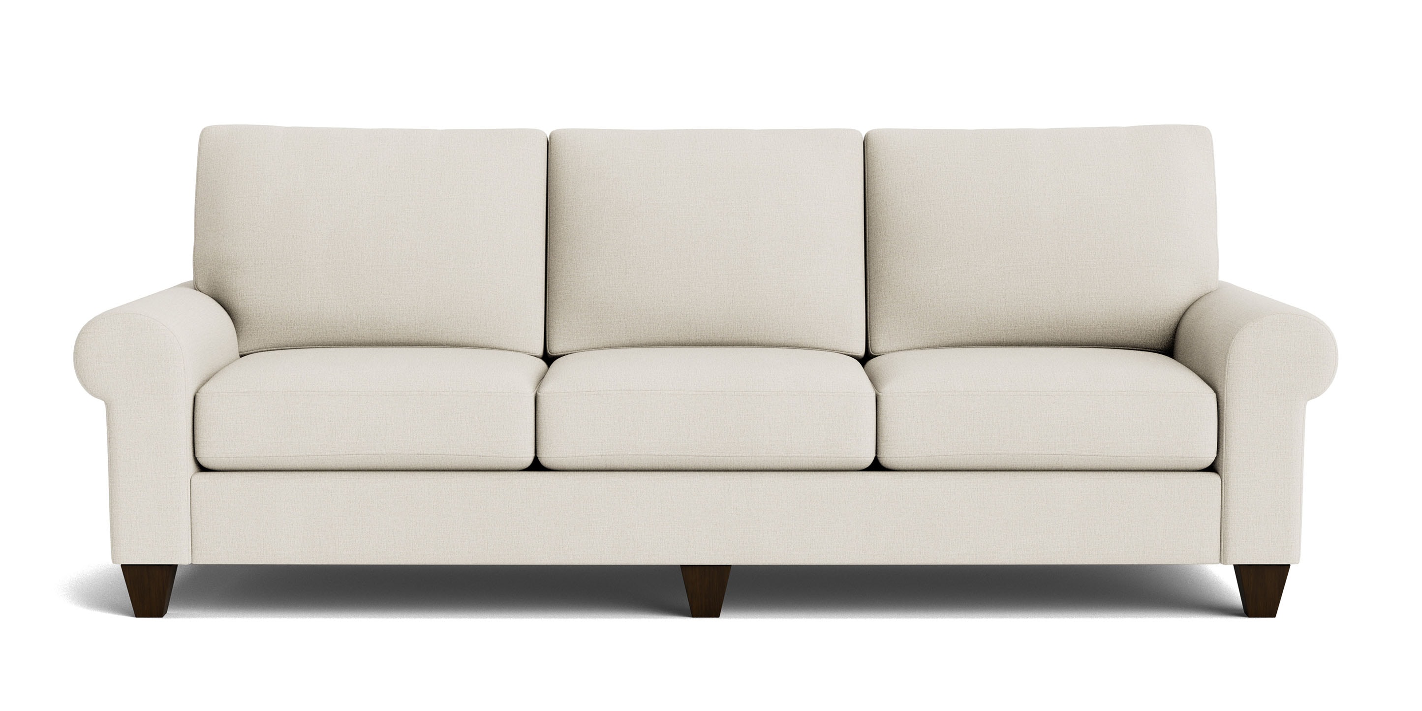 Bassett Furniture Custom Roll Arm Sofa
