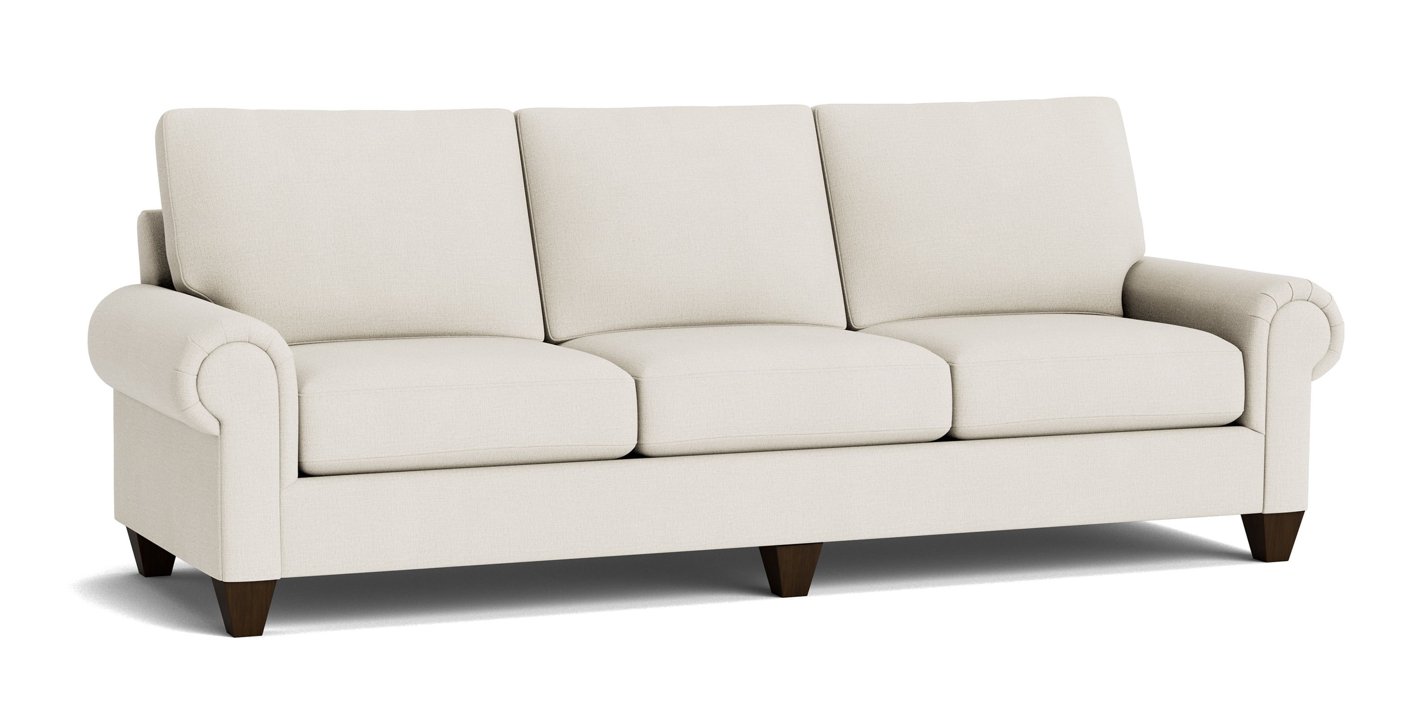 Bassett Furniture True Custom Panel Arm Sofa - Thumbnail 4