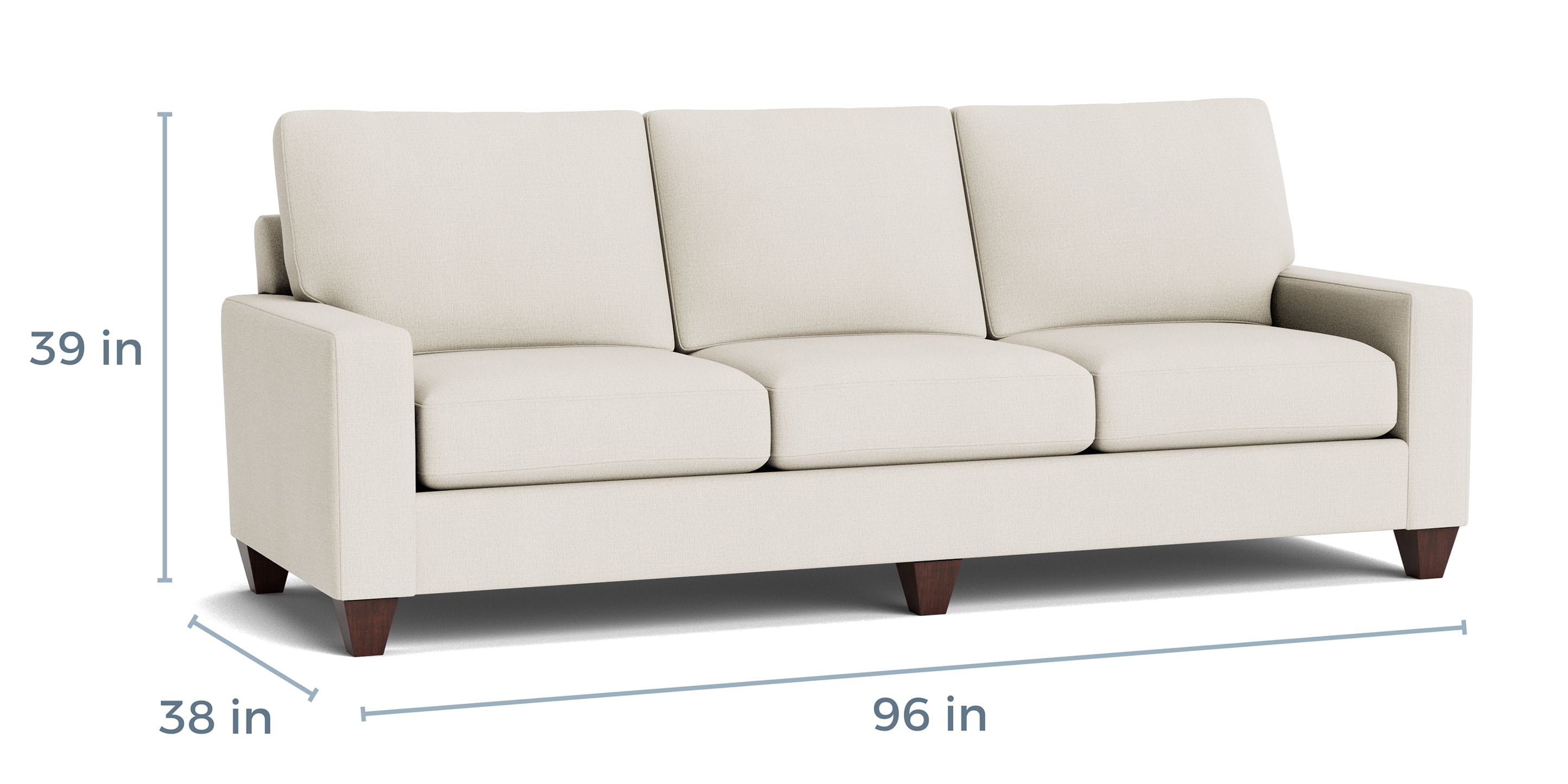 Bassett Furniture Custom Track Arm Sofa - Thumbnail 5