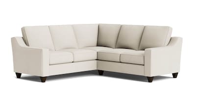 True Custom® Wide Slope Arm L-Shaped Sectional