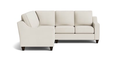 True Custom® Wide Slope Arm L-Shaped Sectional
