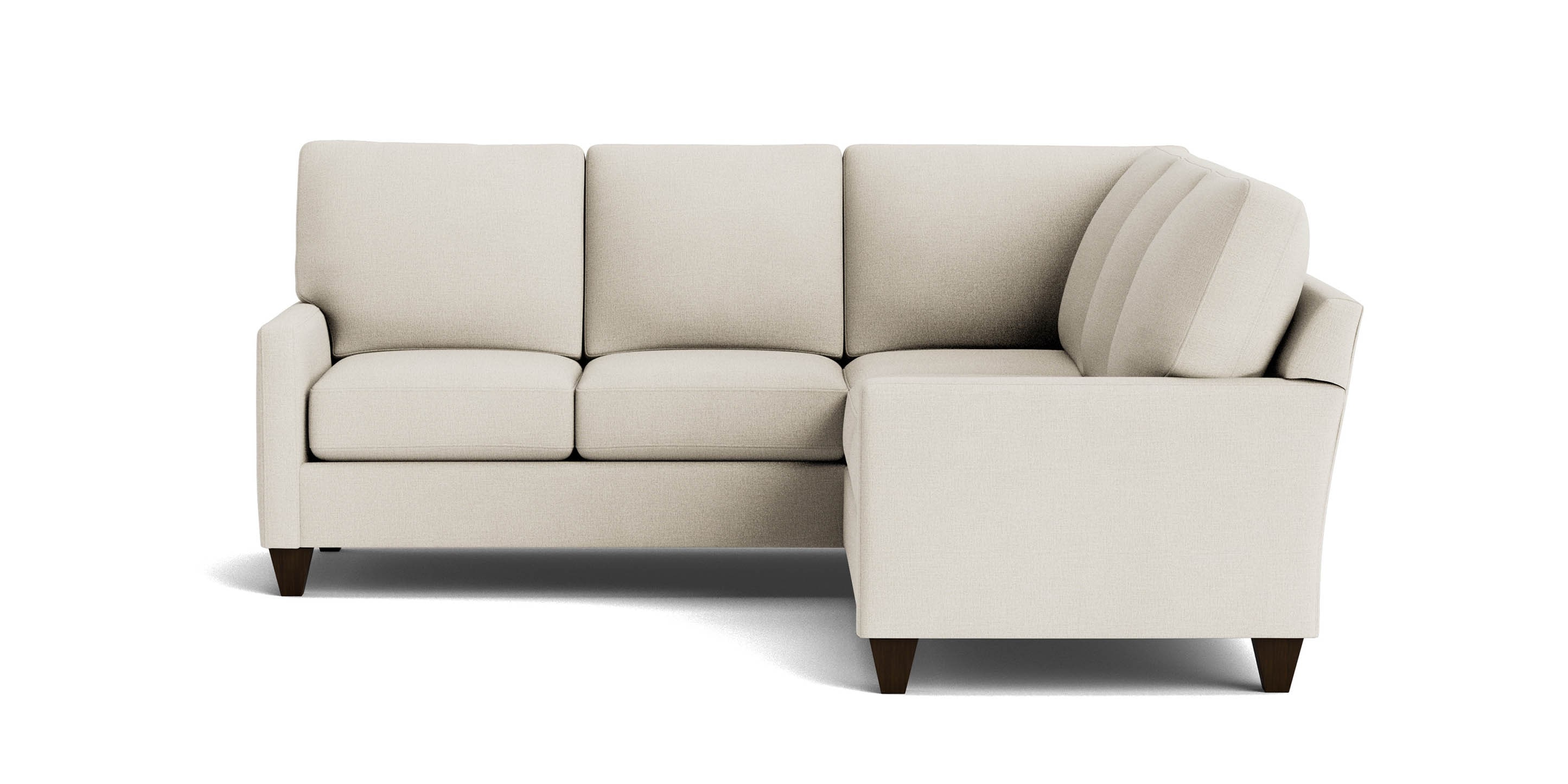 True Custom Slope Arm L-Shaped Sectional