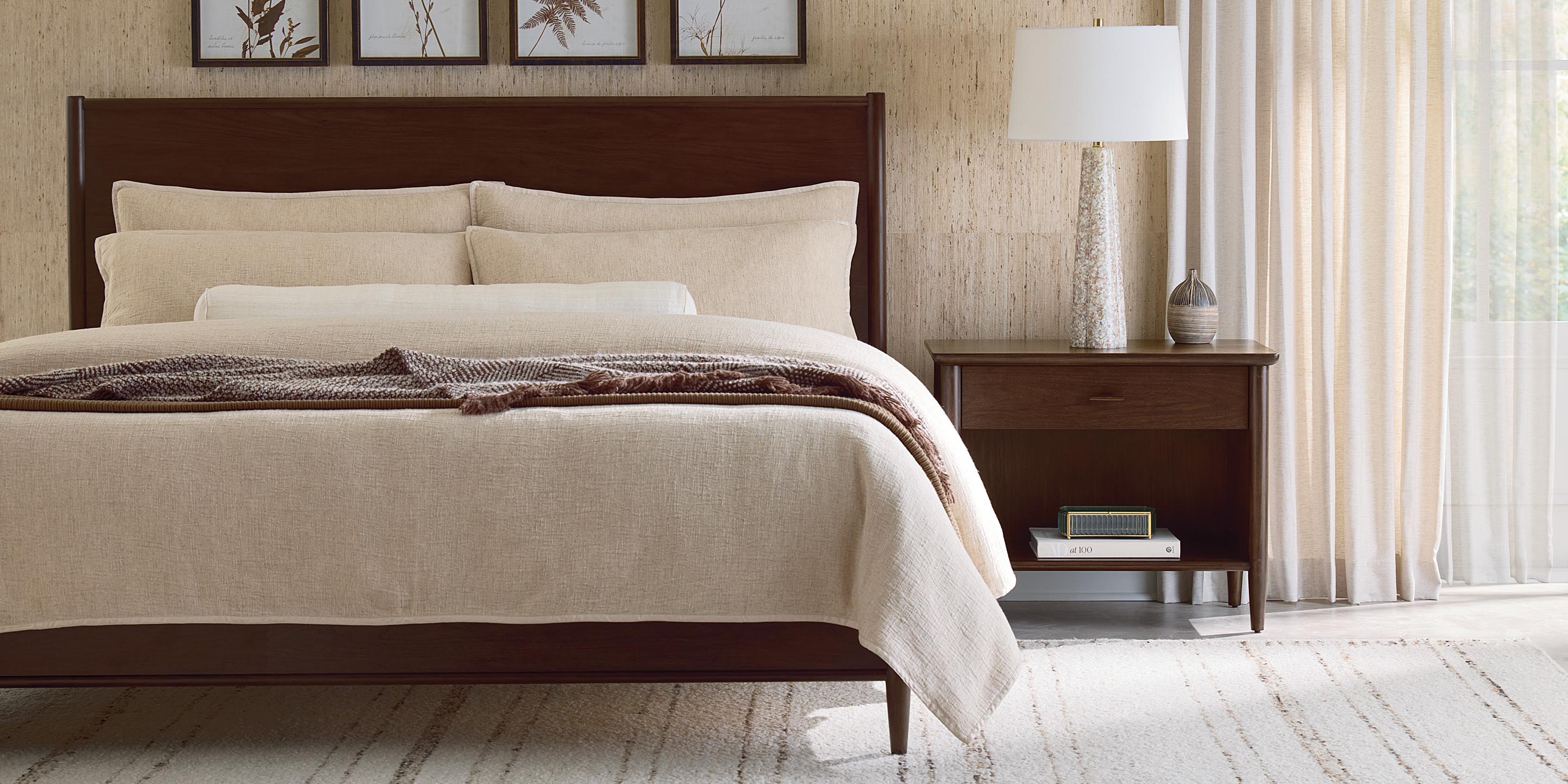 Aman Ivory Bolster Pillow - Thumbnail 4