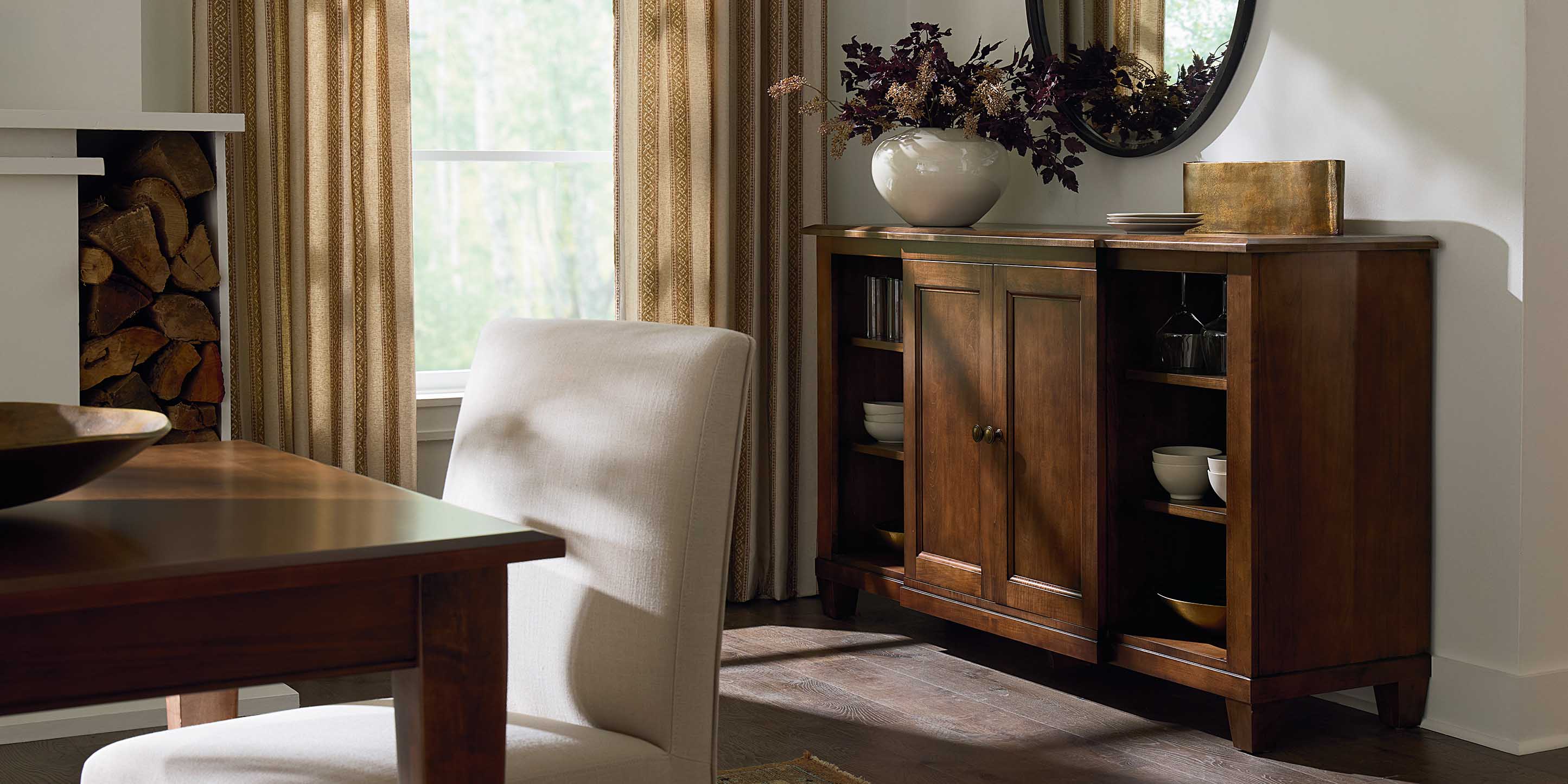HideAway Austin Solid Maple Sideboard | Bassett Furniture