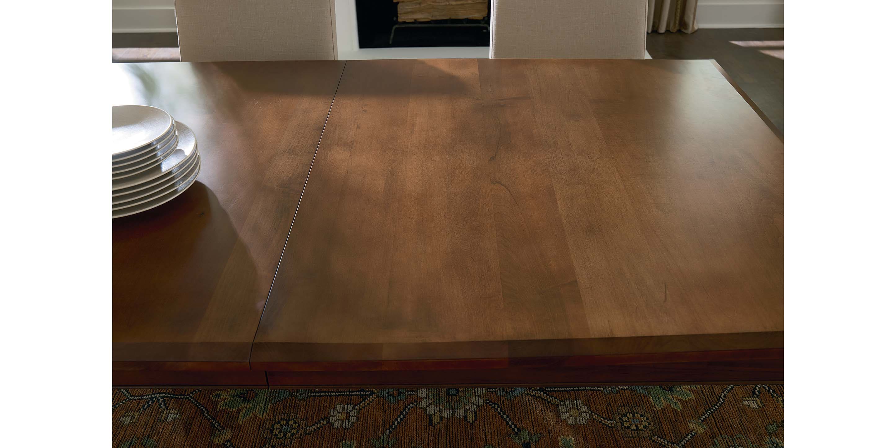 HideAway Solid Maple Gathering Extendable Dining Table | Bassett