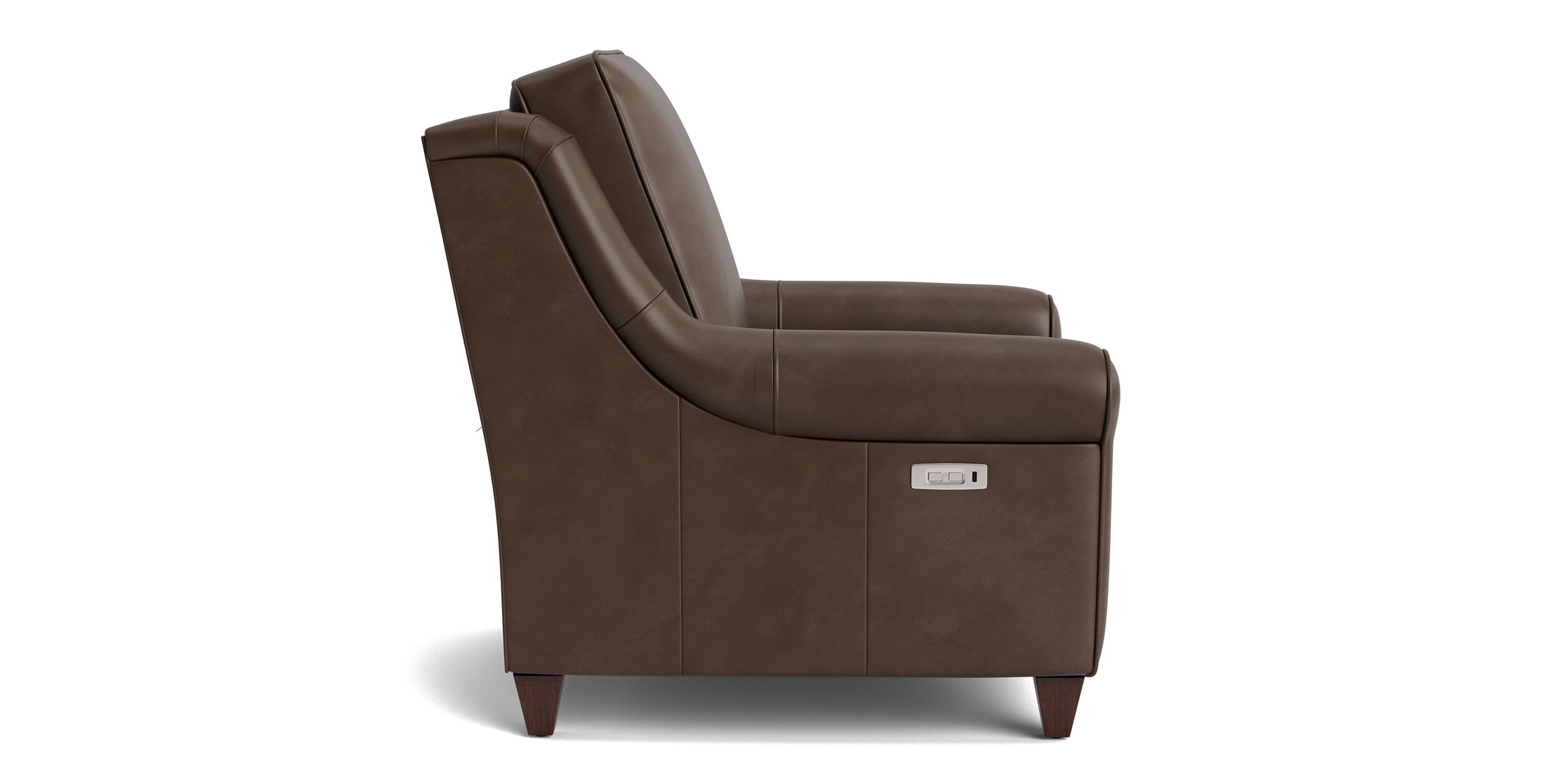 Benchmade Motion Leather Sock Arm Recliner Bassett Furniture