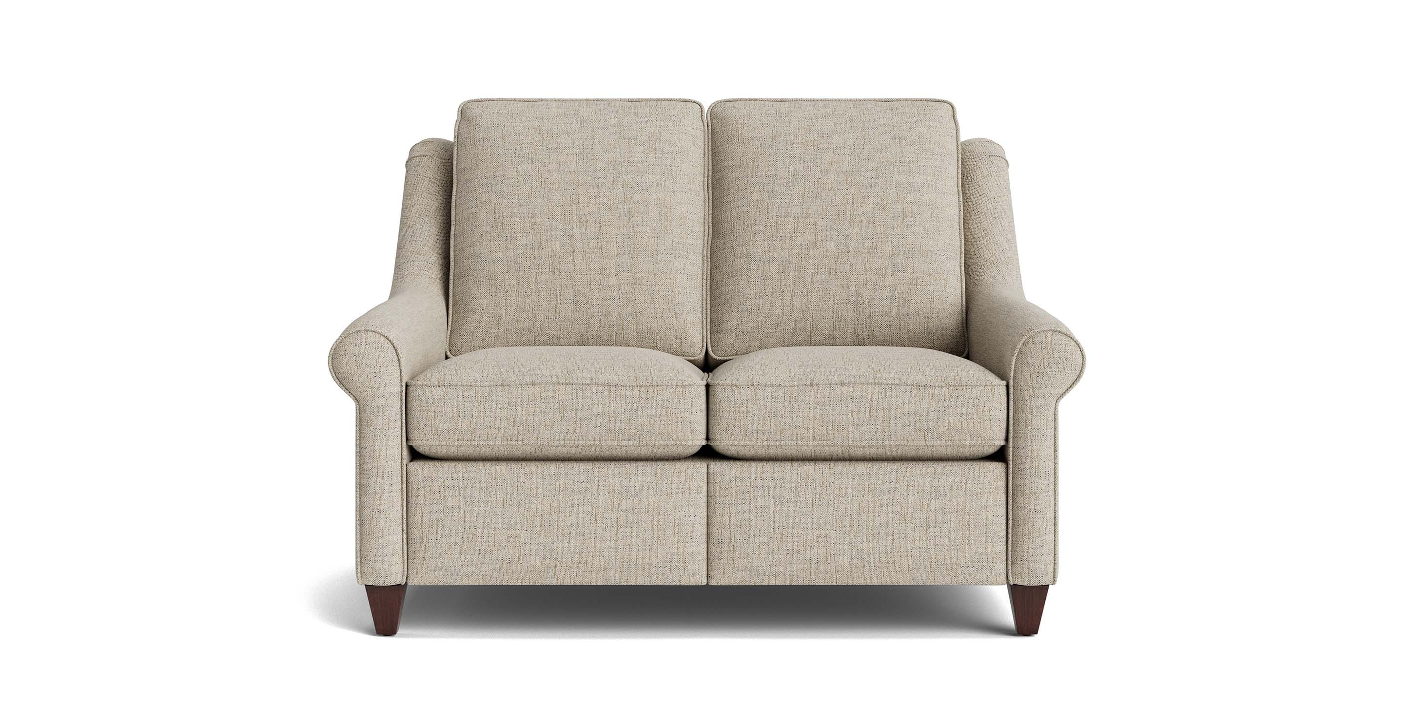 Reclining Fabric Loveseat | Bassett Furniture