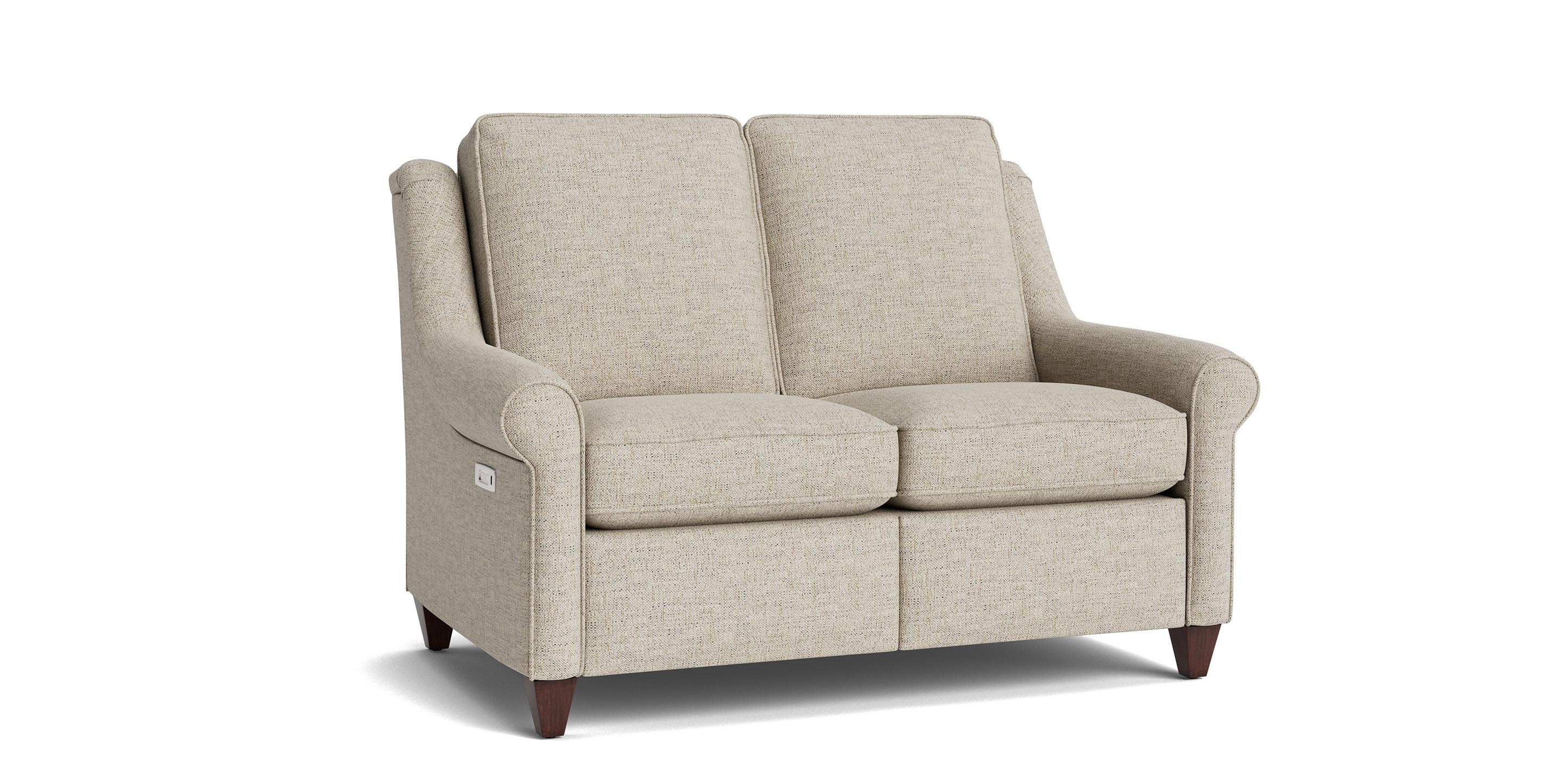 Magnificent Motion Roll Arm Reclining Loveseat - Thumbnail 4