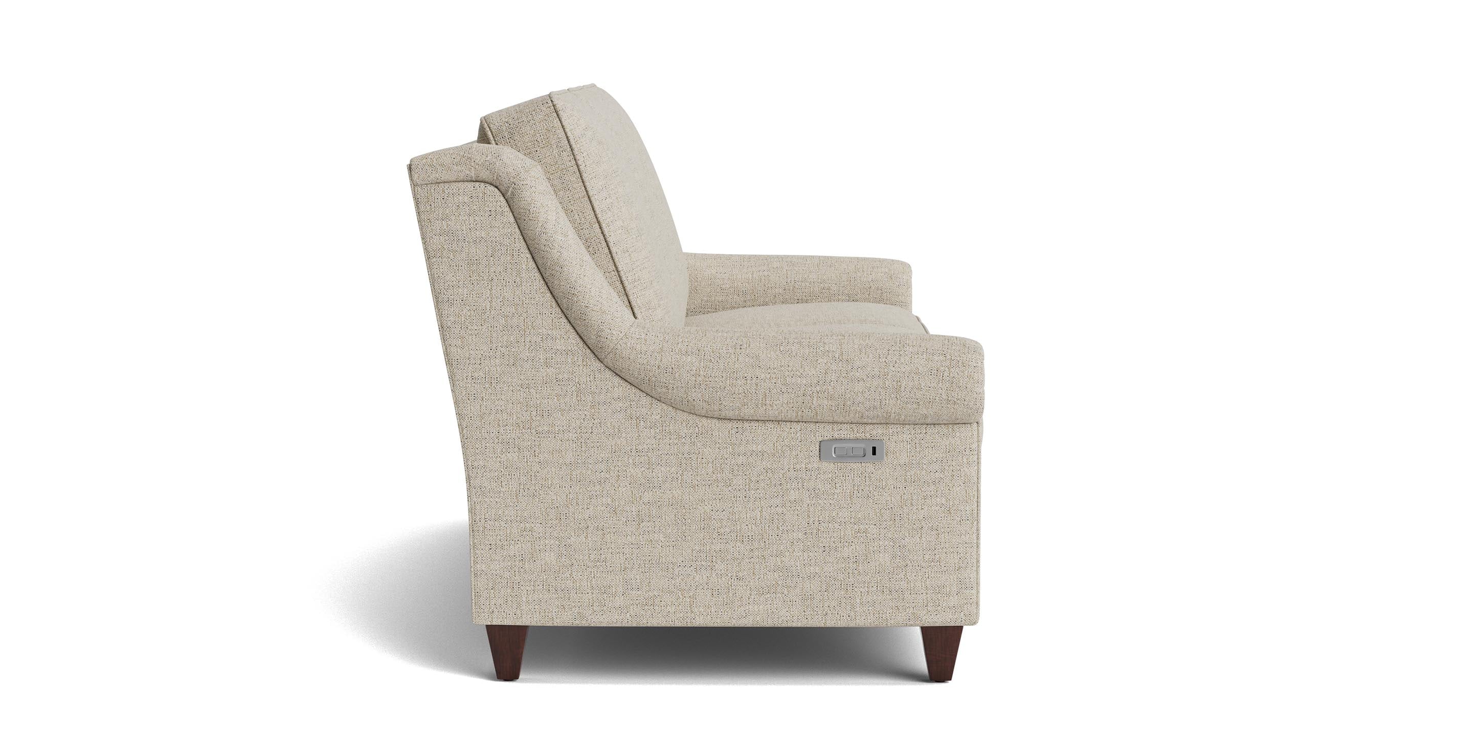 Bassett Furniture Motion Panel Arm Reclining Sofa - Thumbnail 3