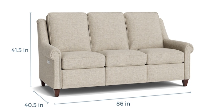 Reclining Fabric Sofa image number 3