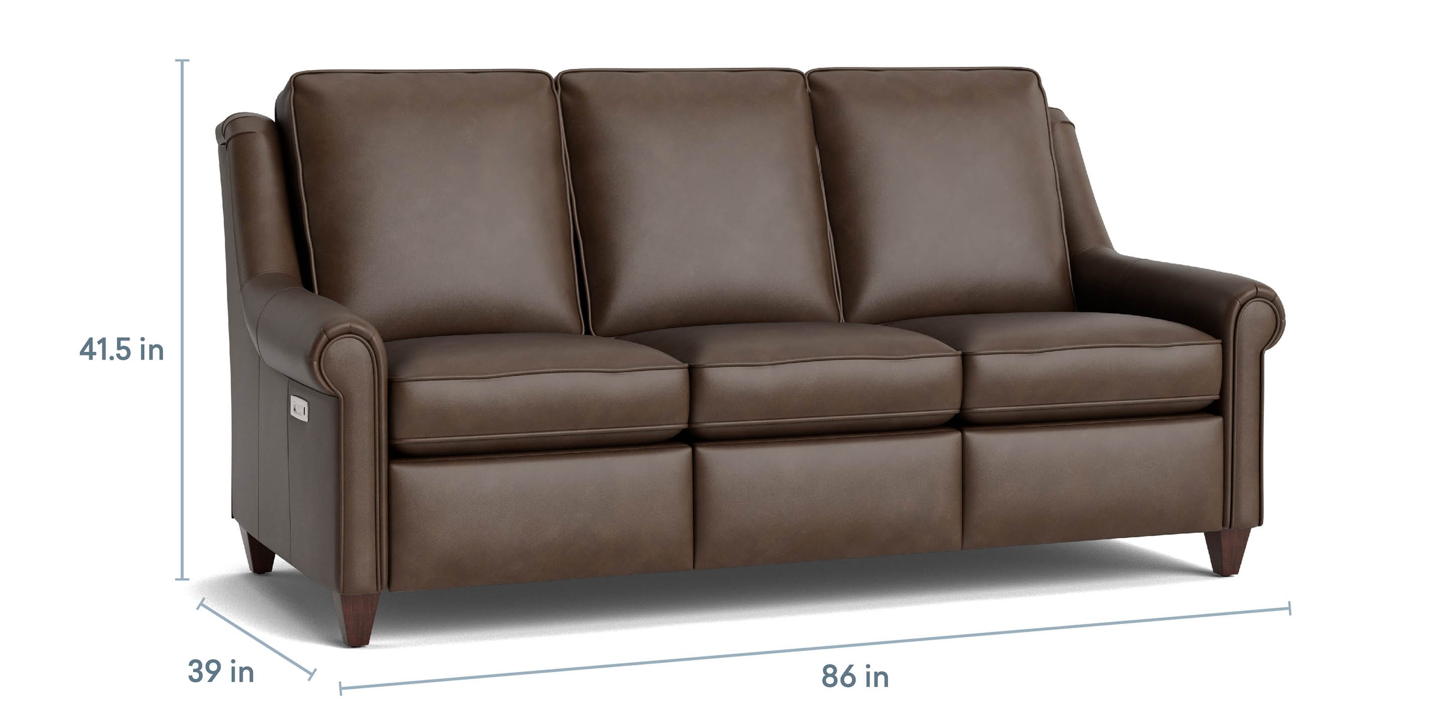 Magnificent Motion Panel Arm Reclining Sofa - Thumbnail 4