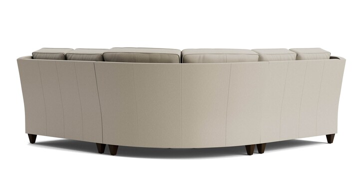 Reclining Leather L Sectional image number 2