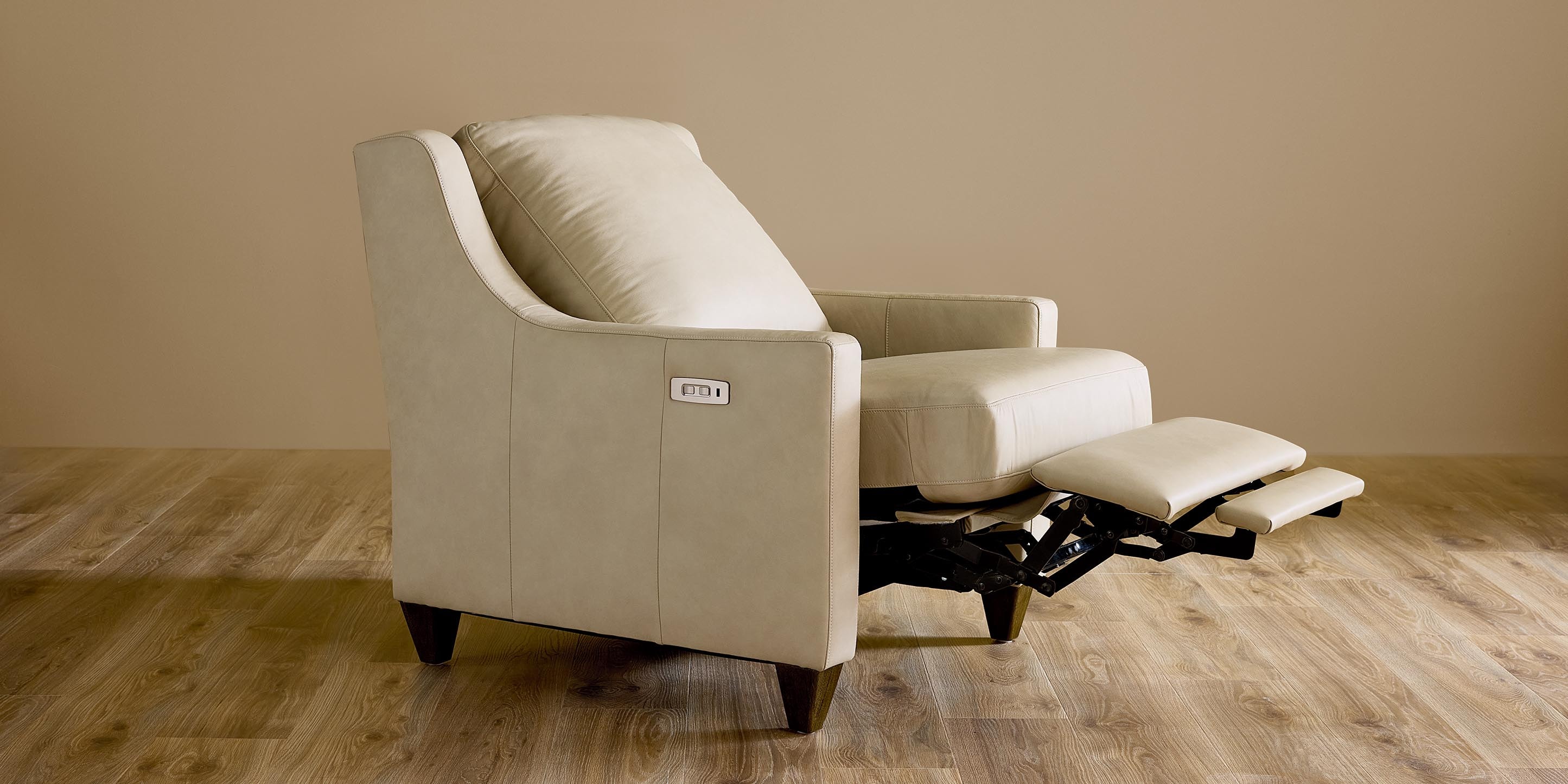 Magnificent Motion Slope Arm Power Wall Recliner