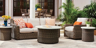 Oasis Outdoor Wicker Sofa