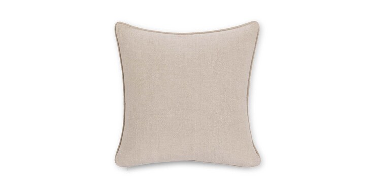 Bedford Linen Natural Pillow Cover image number 0