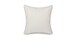 Heirloom Velvet Ivory 22" x 22" Square Pillow Cover