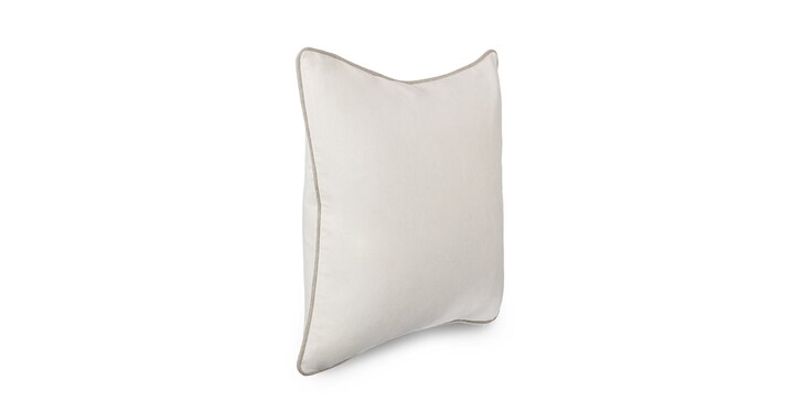 Heirloom Velvet Ivory 22" x 22" Square Pillow Cover image number 2
