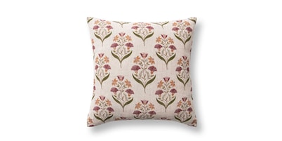 Bluffs Floral Linen Pillow Cover