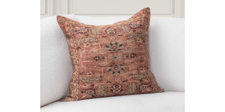 Medley Multi Olive Green Pillow Cover image number 1